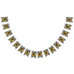 À Fanions Art déco Gatsby d'aileron bannière d'étamine de 6