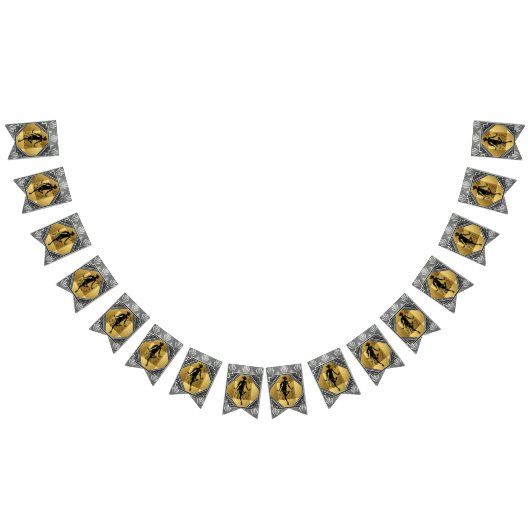 À Fanions Art déco Gatsby d'aileron bannière d'étamine de 6 (Tout)