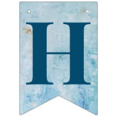 À Fanions Bannière Baby shower bleu garçon (Deuxième drapeau)