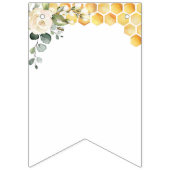 À Fanions Bannière baby shower d'abeilles (Deuxième drapeau)