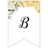 À Fanions Bannière baby shower d'abeilles (Troisième drapeau)
