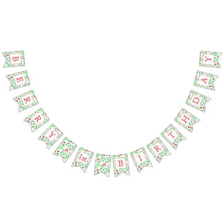 À Fanions Bannière Berry 1er anniversaire