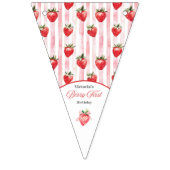 À Fanions Bannière Berry First Birday (Premier drapeau)