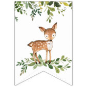 À Fanions Bannière c'est un garçon baby shower Woodland (Premier drapeau)