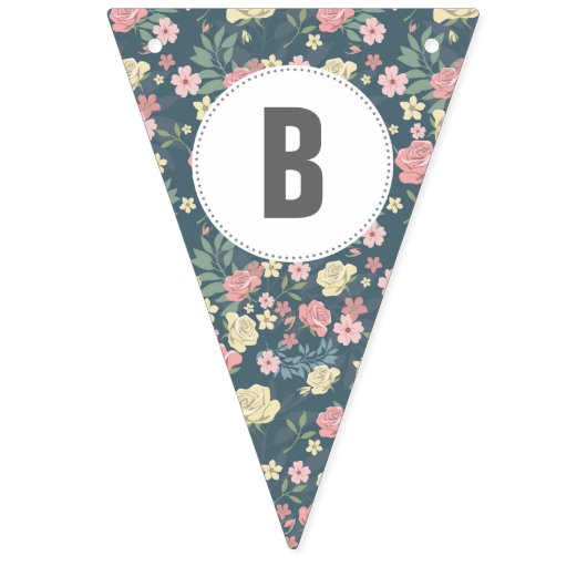 À Fanions Bannière chic minable de baby shower (Troisième drapeau)