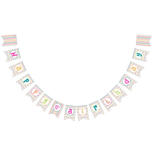 À Fanions Bannière colorée de l'annee Swallowtail (Tout)