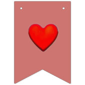 À Fanions Bannière d'amour de pingouin (1) (Premier drapeau)