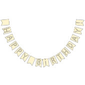 À Fanions Bannière d'anniversaire Daisy (Tout)