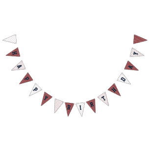 À Fanions Bannière d'anniversaire de baseball