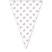 À Fanions Bannière d'anniversaire de baseball (Premier drapeau)