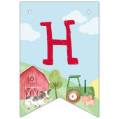 À Fanions Bannière d'anniversaire de la ferme tracteur (Premier drapeau)