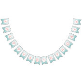 À Fanions Bannière d'anniversaire de sirène (Tout)