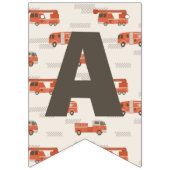 À Fanions Bannière d'anniversaire des pompiers | Bannière in (Troisième drapeau)