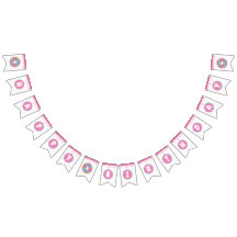 Bannière d'anniversaire deux douces