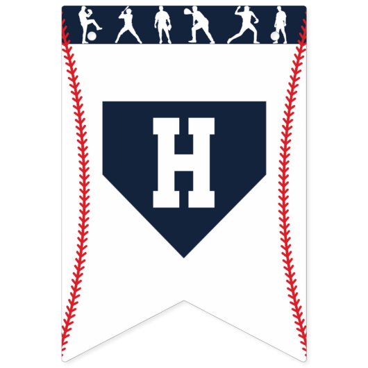 À Fanions Bannière d'anniversaire du baseball (Deuxième drapeau)