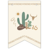À Fanions Bannière d'anniversaire First Rodeo (Premier drapeau)