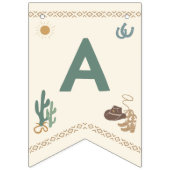 À Fanions Bannière d'anniversaire First Rodeo (Troisième drapeau)