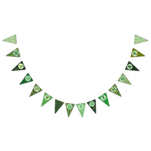 À Fanions Bannière d'anniversaire joyeuse en Irlande