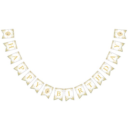 À Fanions Bannière d'anniversaire « Our Little Honey » (Tout)