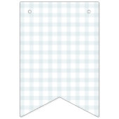 À Fanions Bannière d'anniversaire Silly Goose Gingham (Premier drapeau)