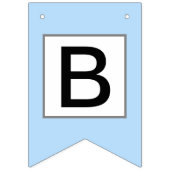 À Fanions Bannière de baby shower - créatures de région (Troisième drapeau)