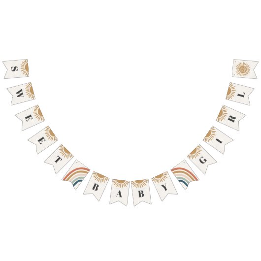 À Fanions bannière de baby shower de chou (Tout)