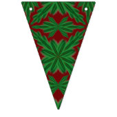 À Fanions Bannière de Bunage Triangle Pine Mandalas (Troisième drapeau)