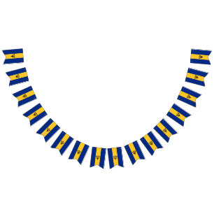 À Fanions Bannière de bundle Barbados Flag
