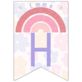 À Fanions Bannière de Bunting Anniversaire Arc-en-ciel fleur (Deuxième drapeau)