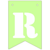 À Fanions Bannière de Bunting bleu vert Triplet Boy (Troisième drapeau)