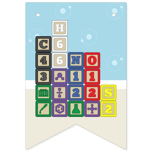 À Fanions Bannière de Bunting Blocks de Future Chemist (Deuxième drapeau)
