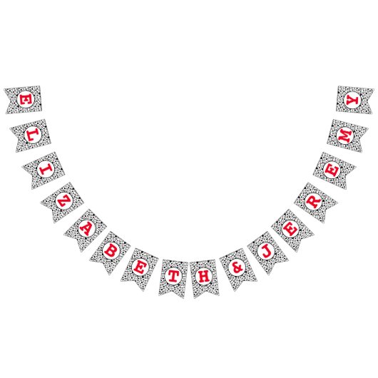 À Fanions Bannière de Bunting Coeurs mignons (Tout)