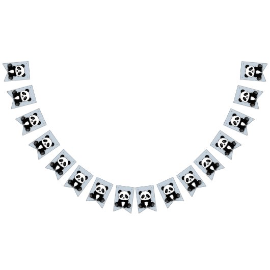 À Fanions Bannière de Bunting du Parti Panda (Tout)