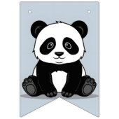 À Fanions Bannière de Bunting du Parti Panda (Deuxième drapeau)