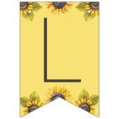 À Fanions Bannière de Bunting Little Sunflower Party (Premier drapeau)