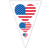 À Fanions Bannière de Bunting Triangle Flag Usa (Troisième drapeau)