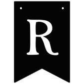 À Fanions Bannière de décoration de douche de mariée enterre (Deuxième drapeau)