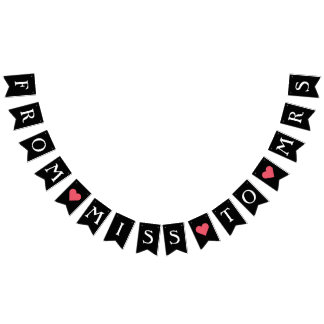 À Fanions Bannière de décoration de fête de fiançailles pour