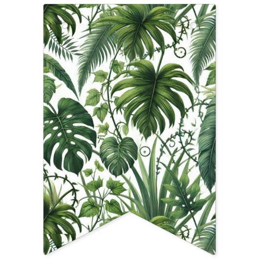 À Fanions Bannière de faisceau de jungle tropicale (Deuxième drapeau)
