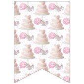 À Fanions Bannière de gâteau de mariage (Deuxième drapeau)