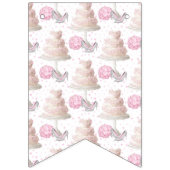 À Fanions Bannière de gâteau de mariage (Troisième drapeau)