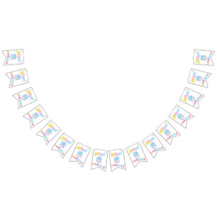 À Fanions Bannière de guirlande pour Baby Shower