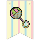 À Fanions Bannière de hochet simplement douce (Deuxième drapeau)