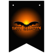 À Fanions Bannière de jonction Halloween Orange Black Bat (Troisième drapeau)