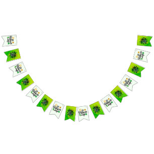 À Fanions Bannière de Jour de la Saint Patrick