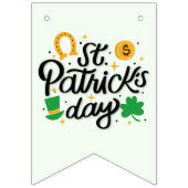 À Fanions Bannière de Jour de la Saint Patrick (Premier drapeau)