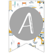 À Fanions Bannière de la fête d'anniversaire de la construct (Troisième drapeau)