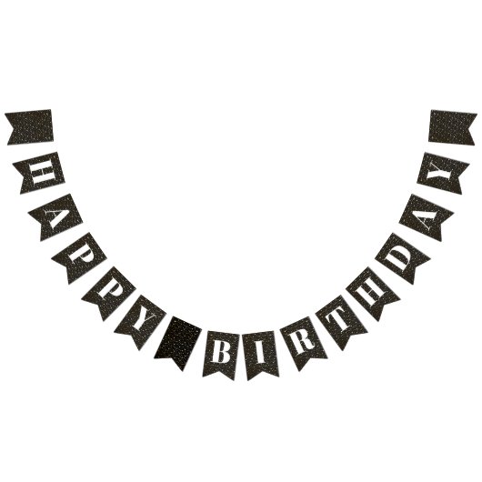 À Fanions Bannière de la fête d'anniversaire sur le thème de (Tout)