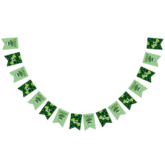 À Fanions Bannière de la fête de la Saint Patrick (Tout)