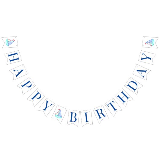 À Fanions Bannière de la fête des voiliers (Tout)